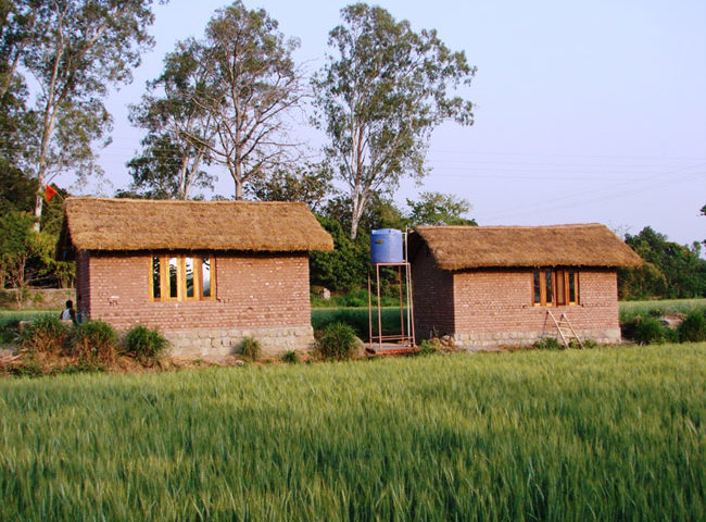 Traditional Kumaoni village near Corbett